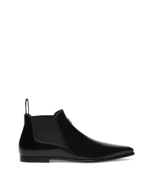 Brushed calfskin nappa Achille ankle boots