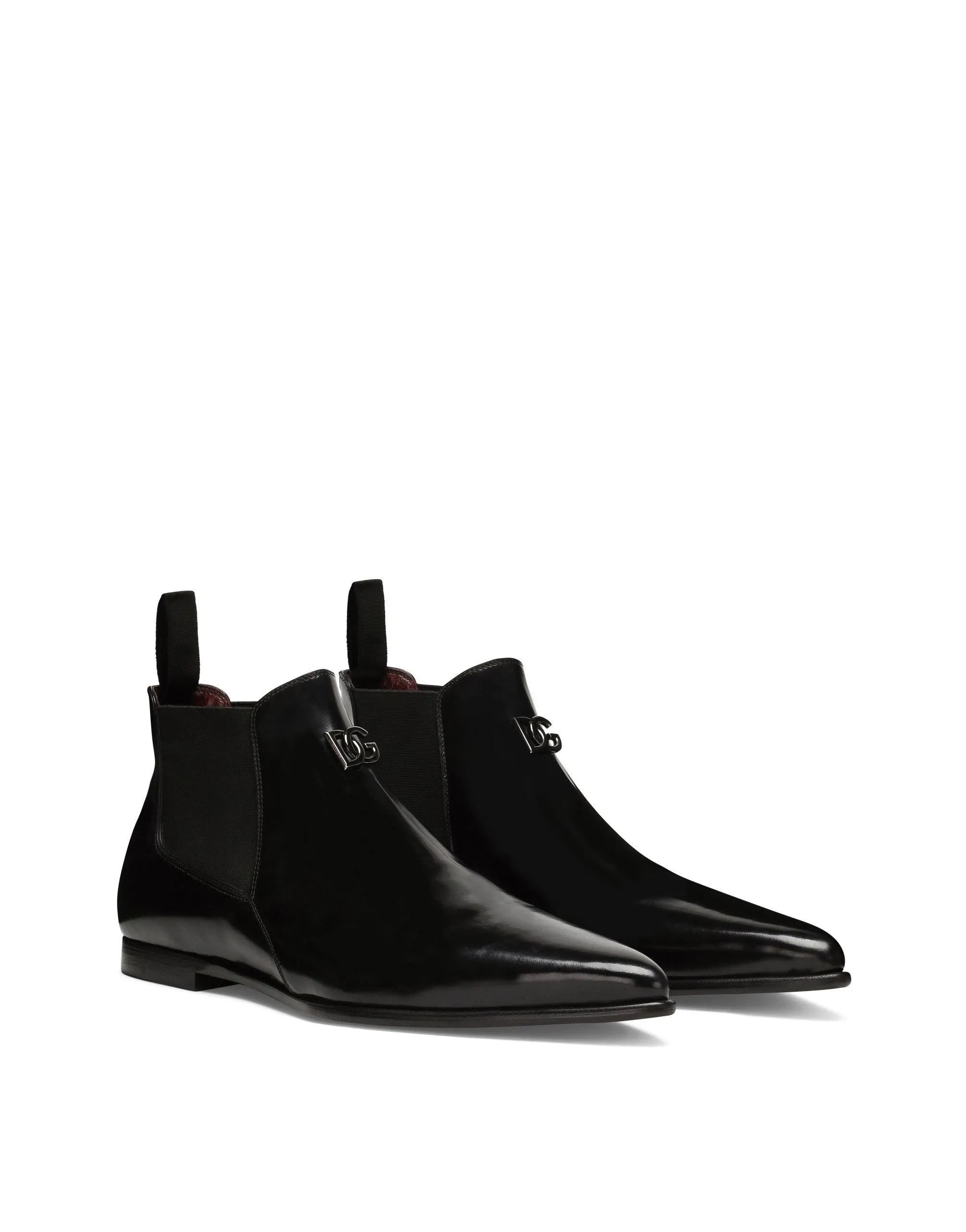 Brushed calfskin nappa Achille ankle boots