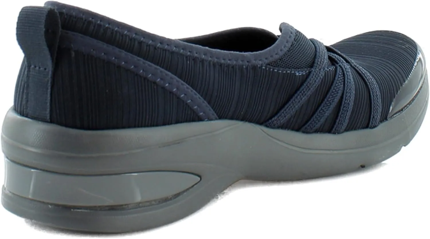 Bzees Womens Rosie Shimmer Slip-On
