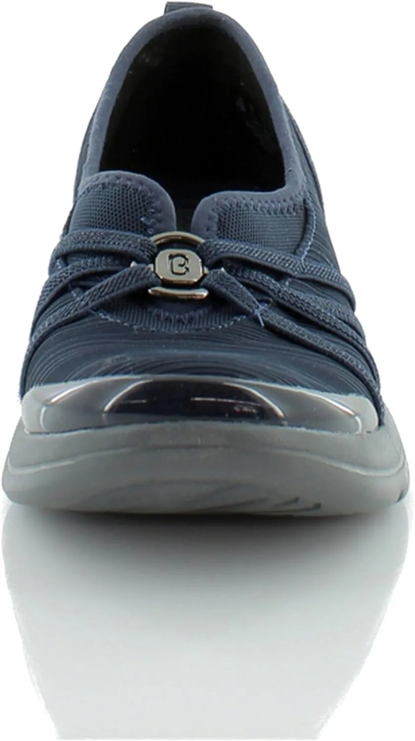 Bzees Womens Rosie Shimmer Slip-On