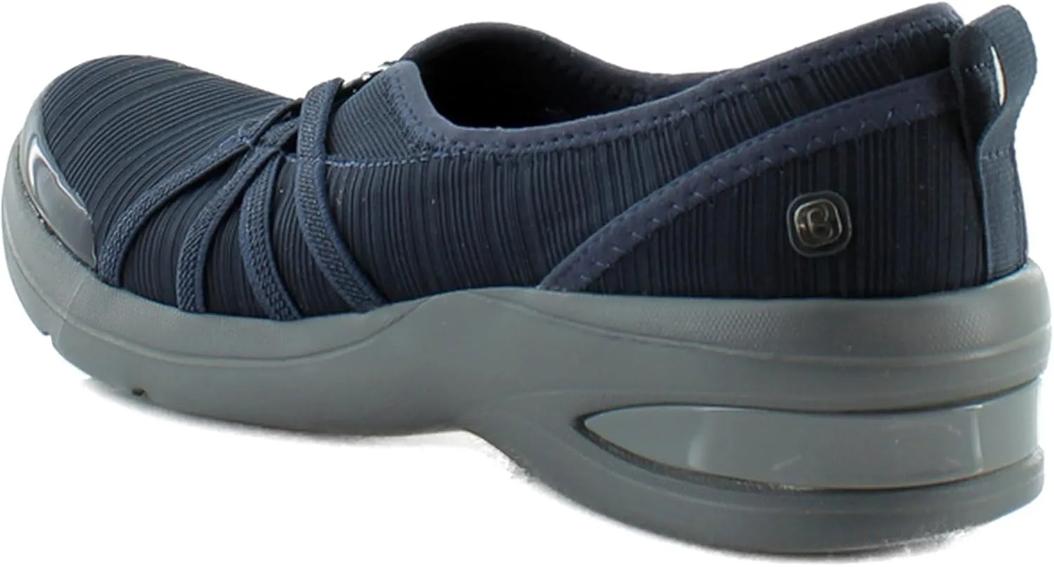 Bzees Womens Rosie Shimmer Slip-On