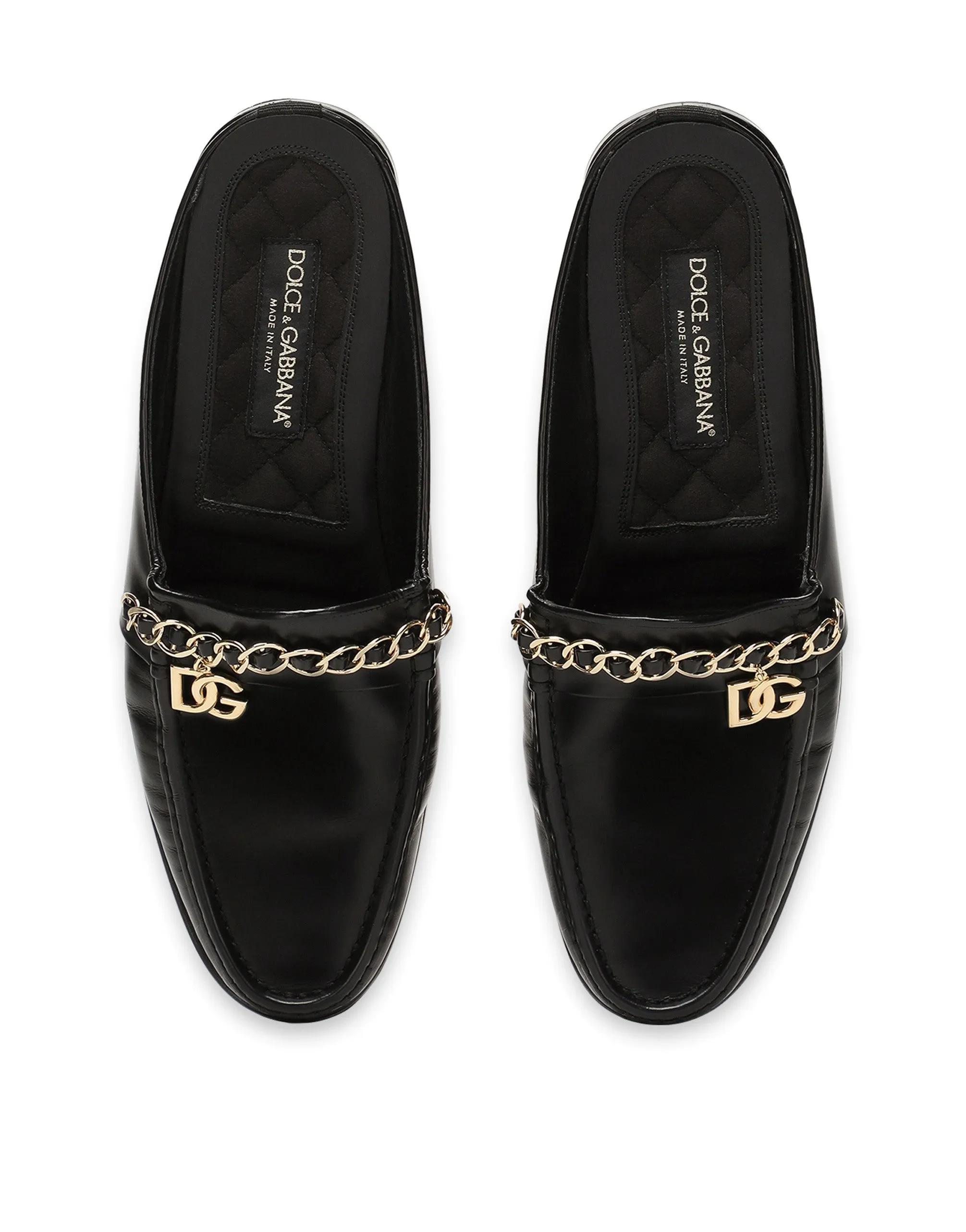 Calfskin nappa Visconti slippers