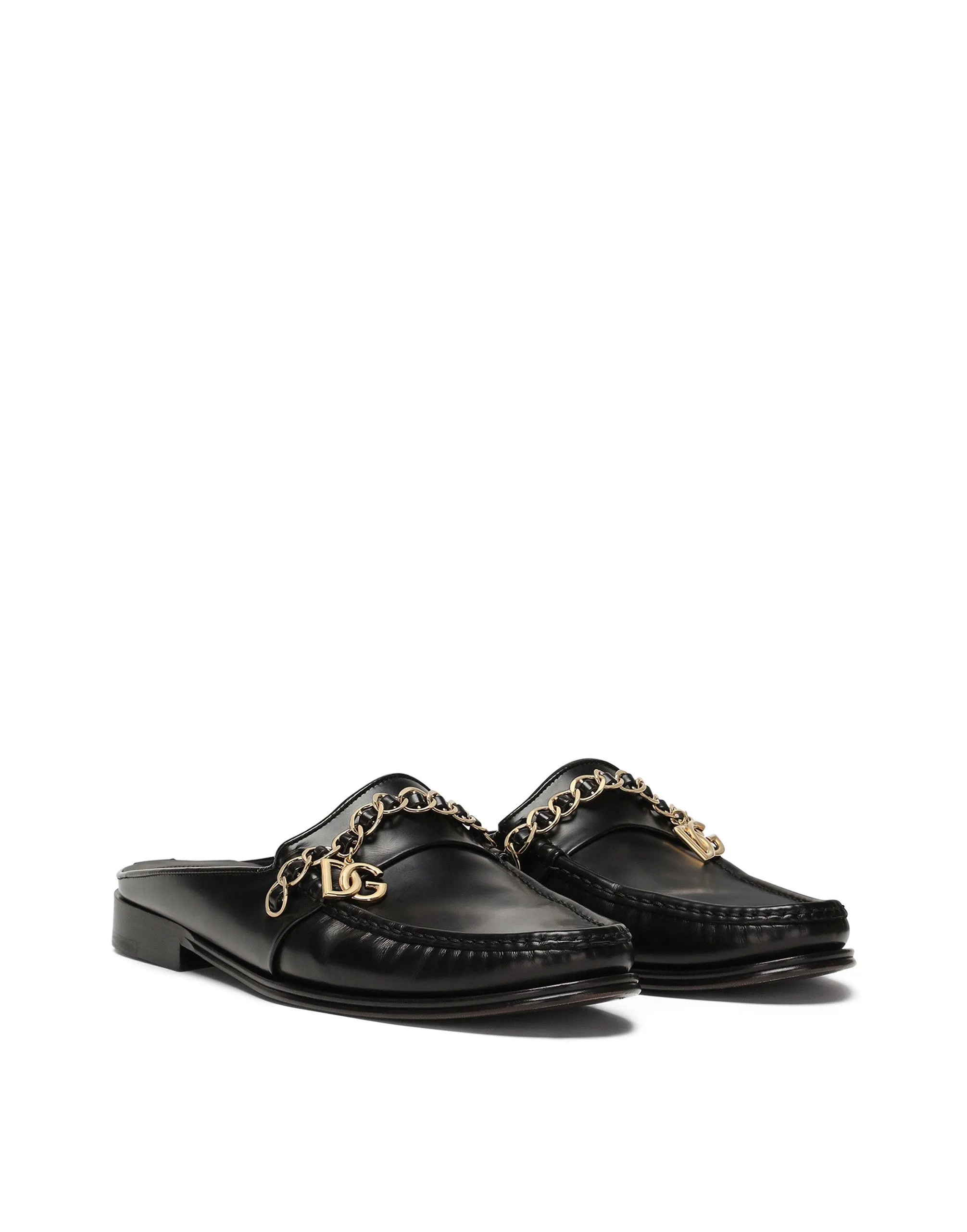 Calfskin nappa Visconti slippers
