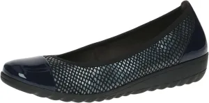 CAPRICE Women's Closed Ballet Flats Wedge