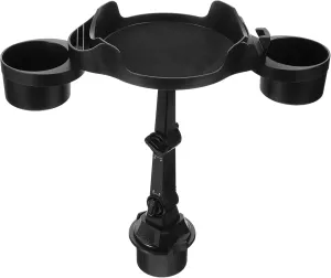 Car Cup Holder Tray Durable Vehicle Food Storage Tray with Slip Design Car Cup Holder for Drinks and Snacks Easy Installation for Travel and Road Trips