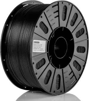 Carbon Fiber PETG Filament 1.75 mm, TINMORRY PETG CF 3D Printer Filament, Compatible with Bambu LAB, Creality K1C, QIDI MAX3, FLASHFORGE Adventurer 5M, Prusa MK4 FDM 3D Printer, 3 KG 1 Spool, Black