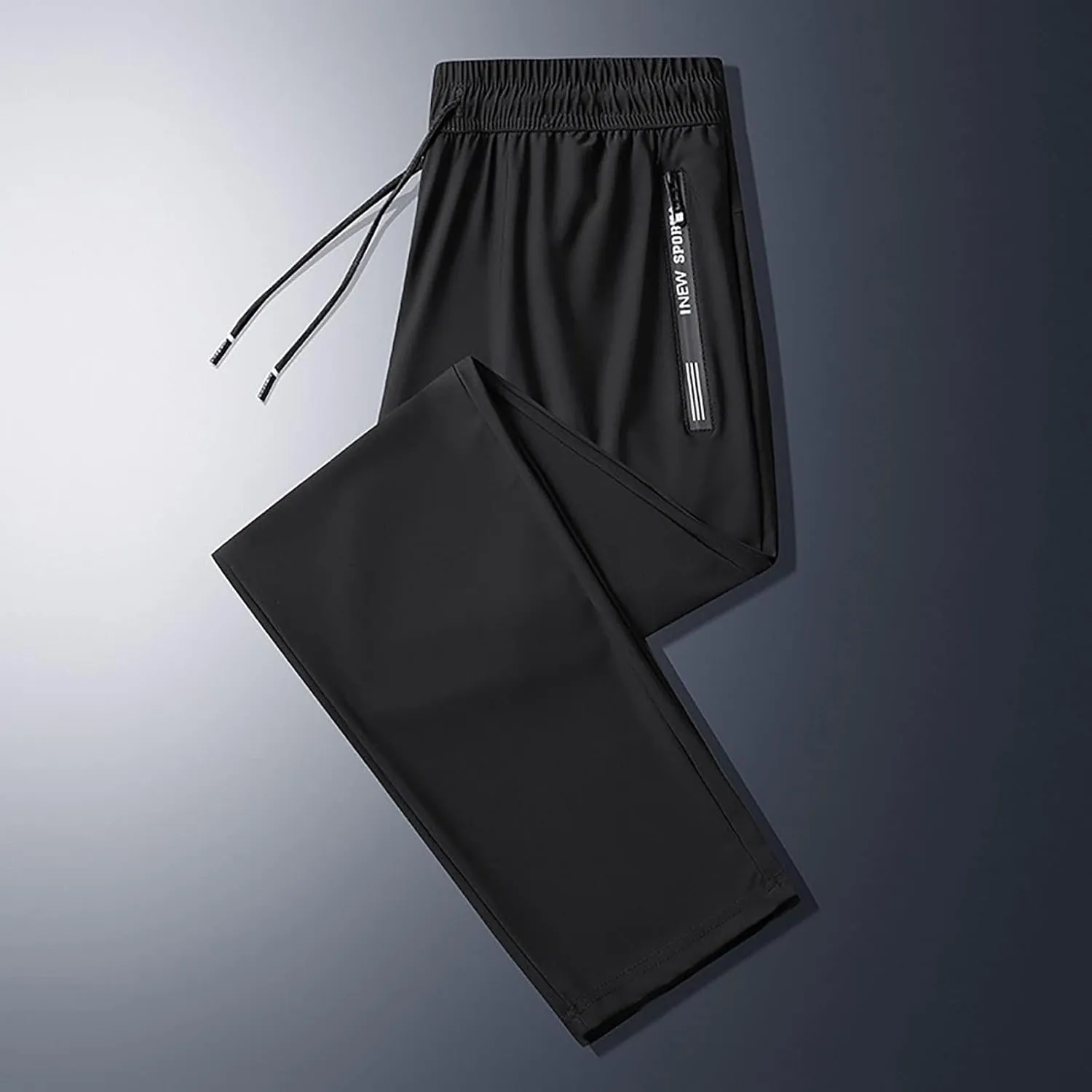 Cargo Work Pant Men Elastic Waist Casual Cargo Pants Athletic Sweatpants with Pockets Joggers Sweat Pant