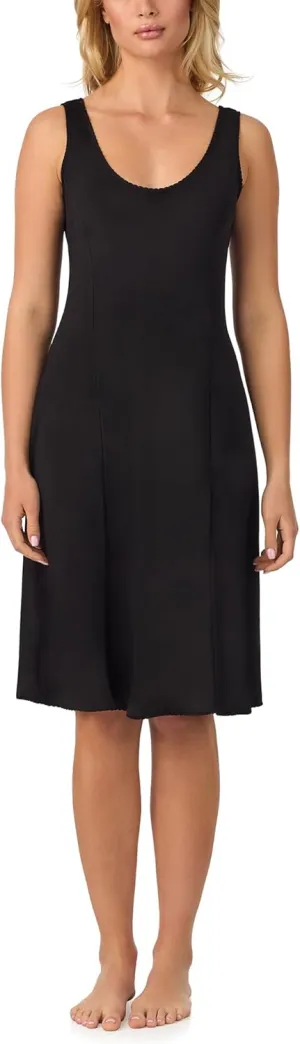 Carole Hochman Soft Stretch Anti Cling Full Slip Dress for Women - Black, 1X