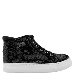 CAROLEEN-BLACK FLIP SEQUIN