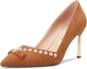Castamere High Stiletto Heel Pointed Toe Pumps Slip-on Sexy Classic 3.3 Inches Heels