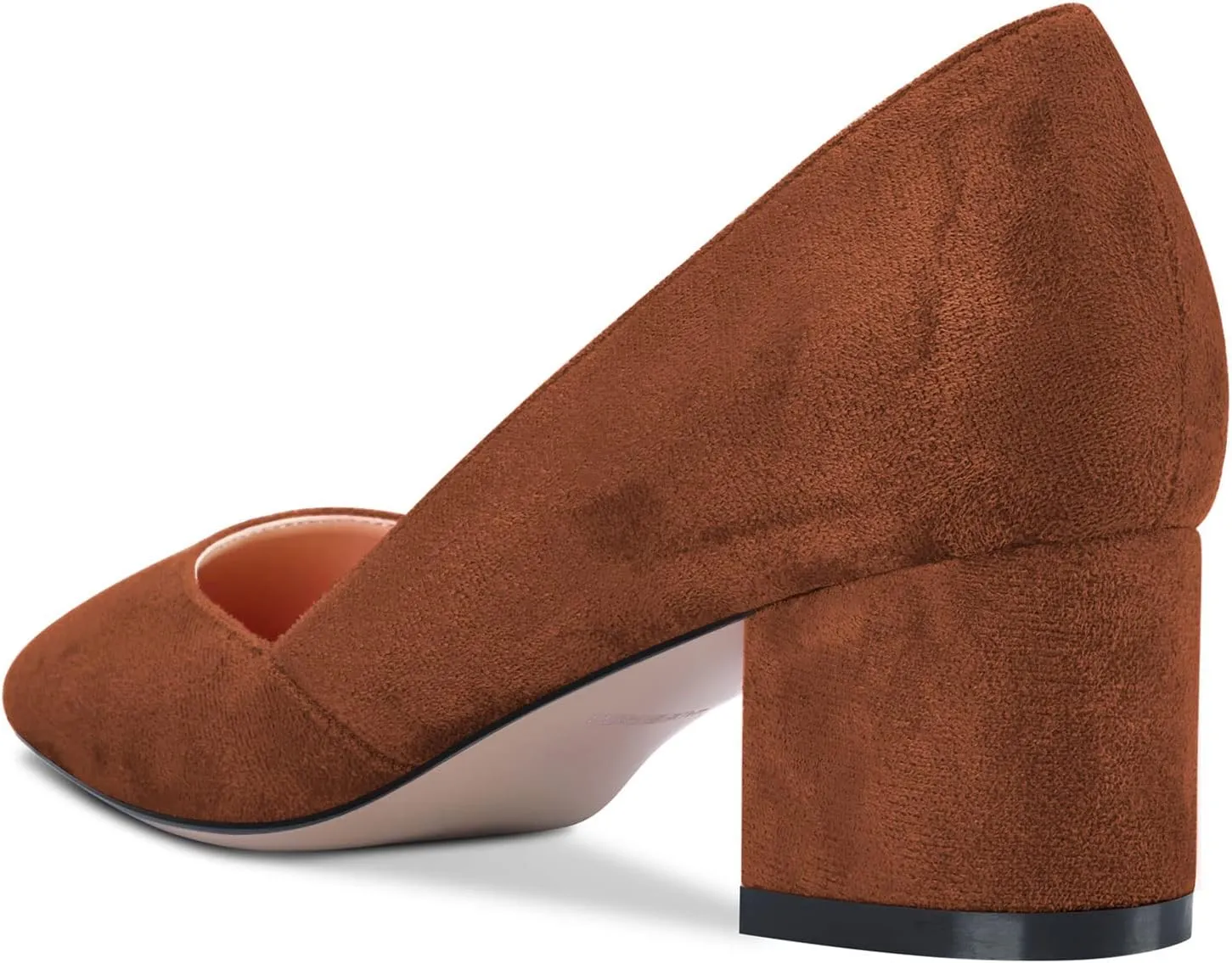 Castamere Women Low Chunky Block Heel Close Square Toe Slip-on Dress Pumps Classic Cute Wedding 2.0 Inches Heels