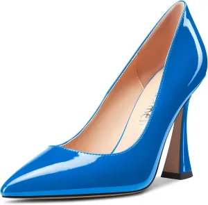 Castamere Women Stiletto High Heel Pointed Toe Slip-on Pumps Sexy Dress Classic 3.9 Inches Heels