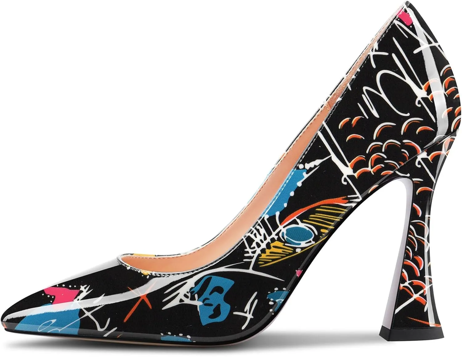 Castamere Women Stiletto High Heel Pointed Toe Slip-on Pumps Sexy Dress Classic 3.9 Inches Heels
