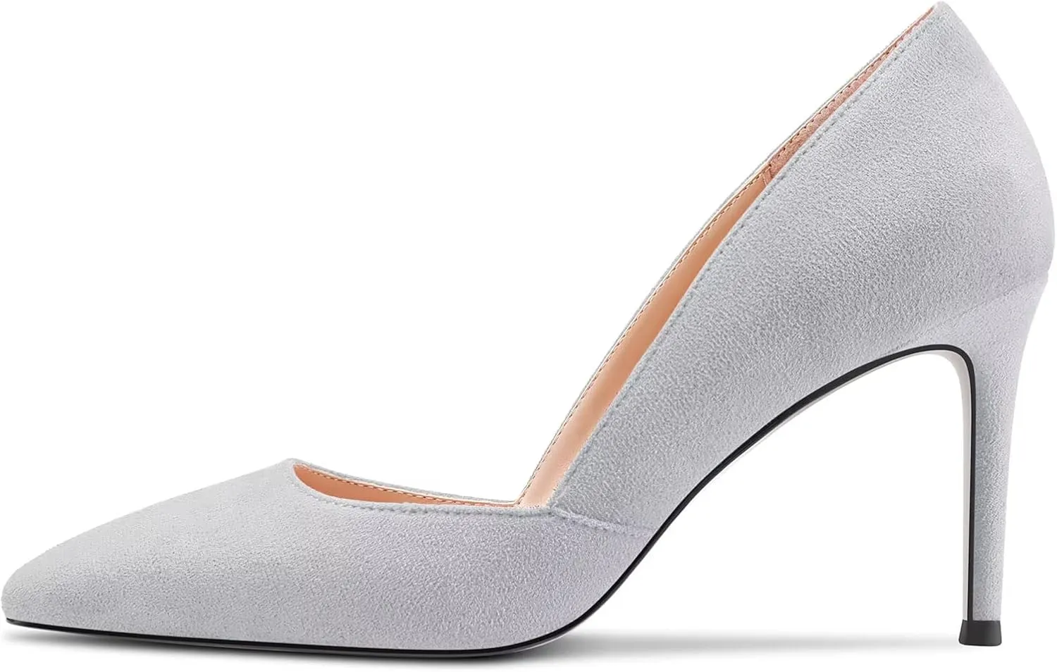 Castamere Women Stiletto High Heel Square Toe Slip-on Pumps Wedding Dress Classic 3.3 Inches Heels