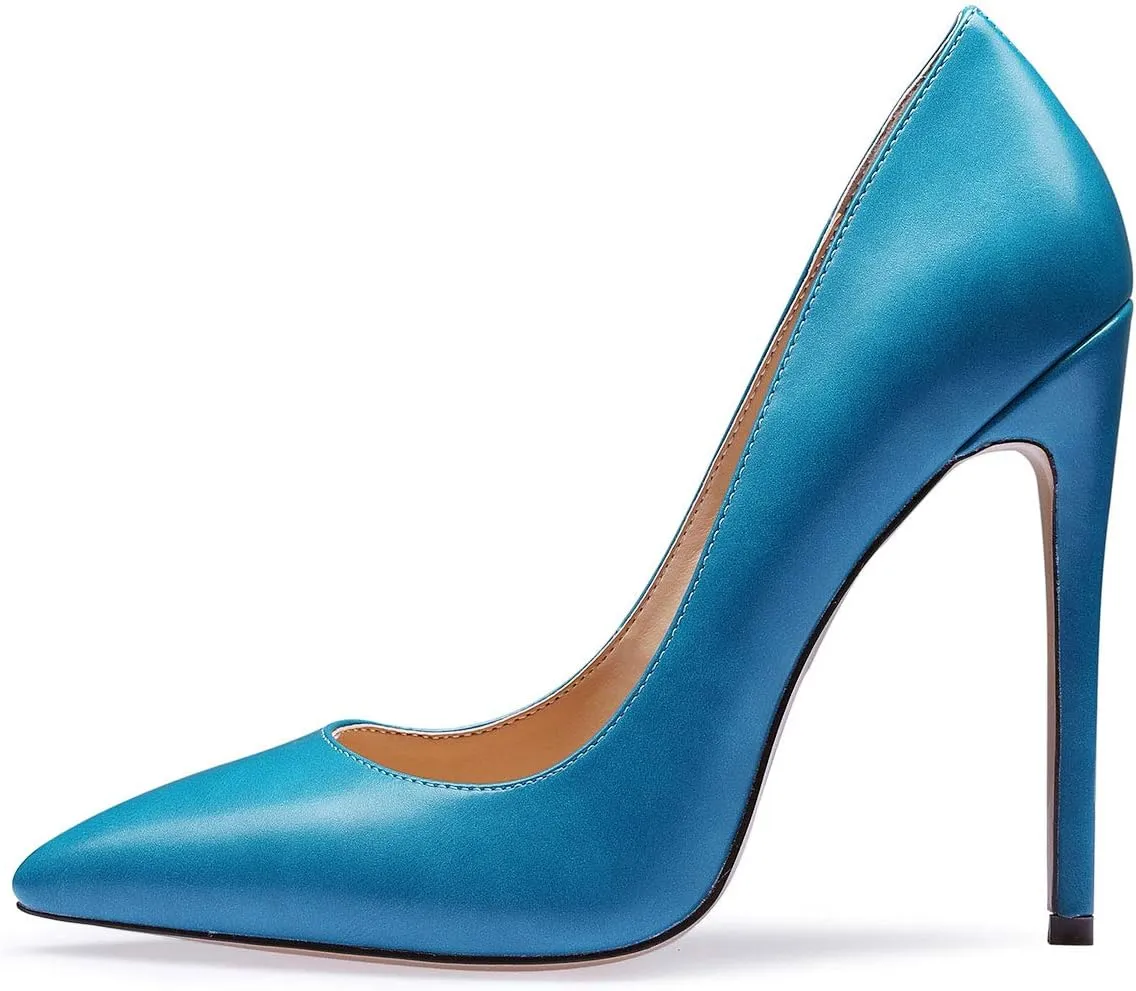 Castamere Women's High Heels Slip-On Pumps Pointy-Toe Elegant Stilettos Wedding Party Sexy Heel Shoes 12CM Heels Pump