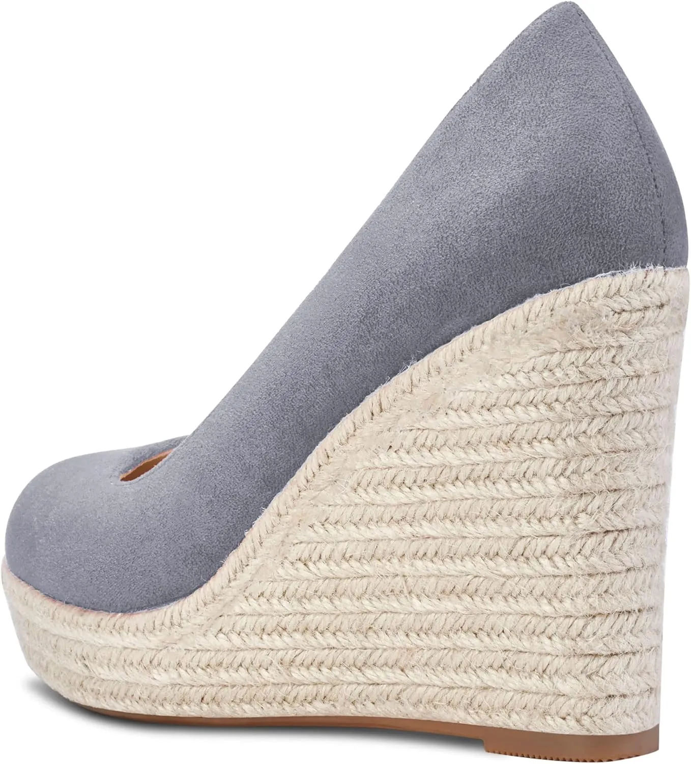 Castamere Womens Platform High Heel Round Toe Pumps Slip-on Wedding Office Classic Shoes 3.9 Inches Heels