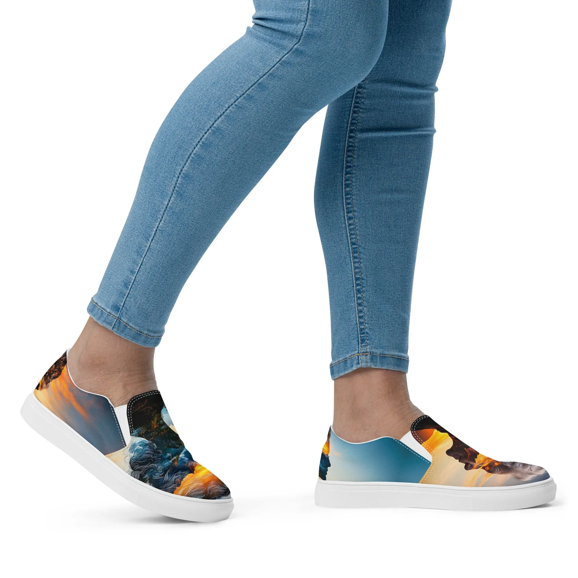 Centered Soul Women’s slip-on canvas shoes