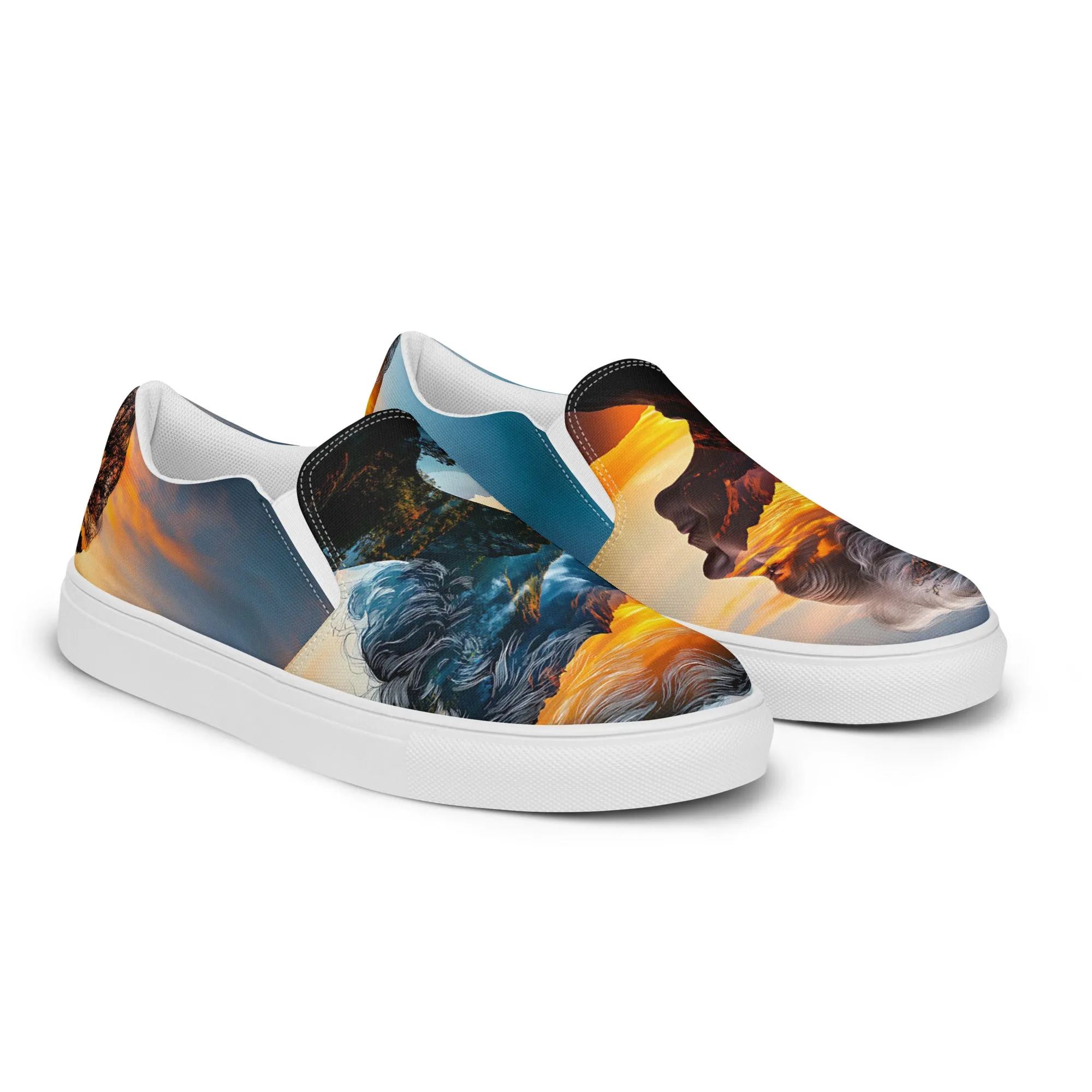 Centered Soul Women’s slip-on canvas shoes