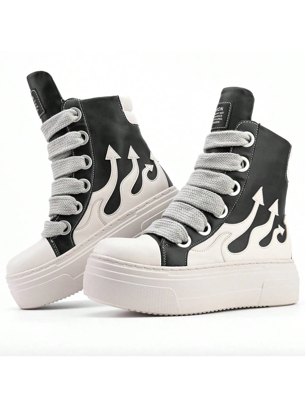Chic & Comfy: Thick-Soled Versatile Sneakers for Effortless Street Style