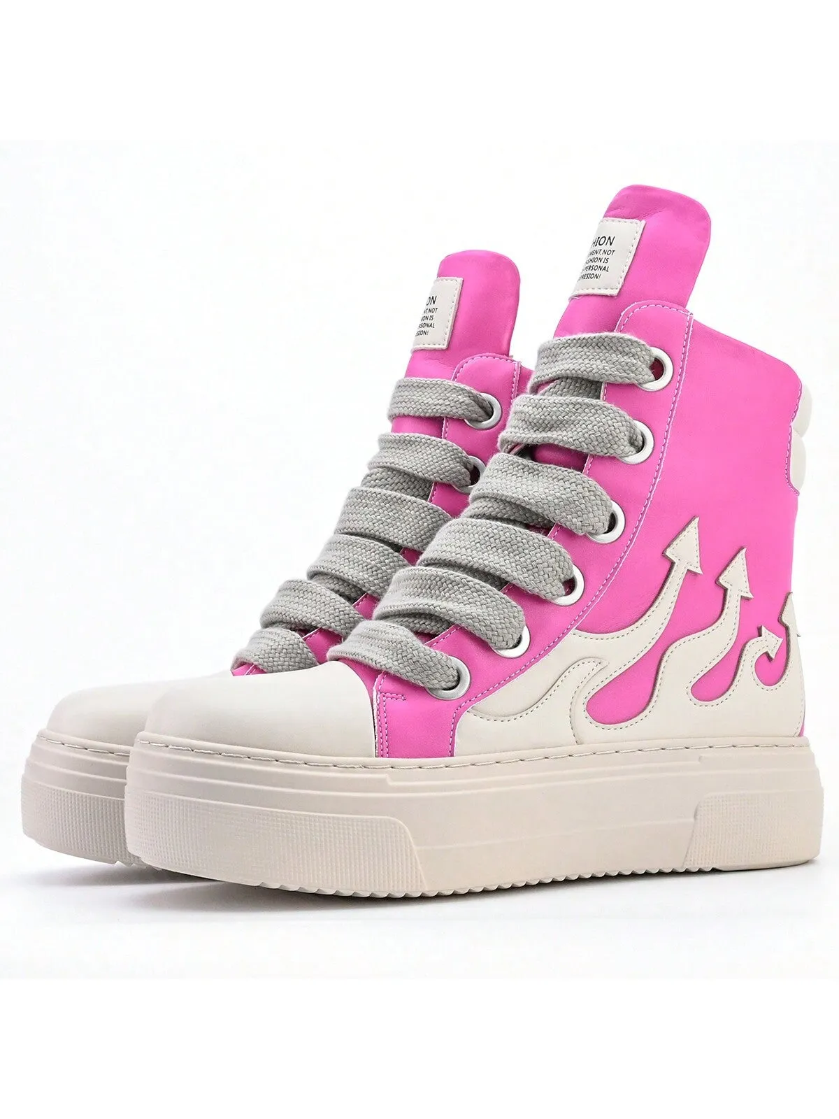 Chic & Comfy: Thick-Soled Versatile Sneakers for Effortless Street Style