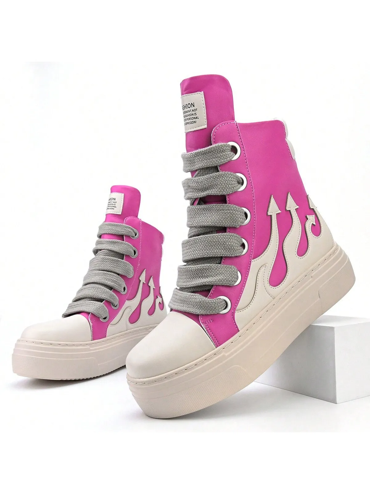 Chic & Comfy: Thick-Soled Versatile Sneakers for Effortless Street Style