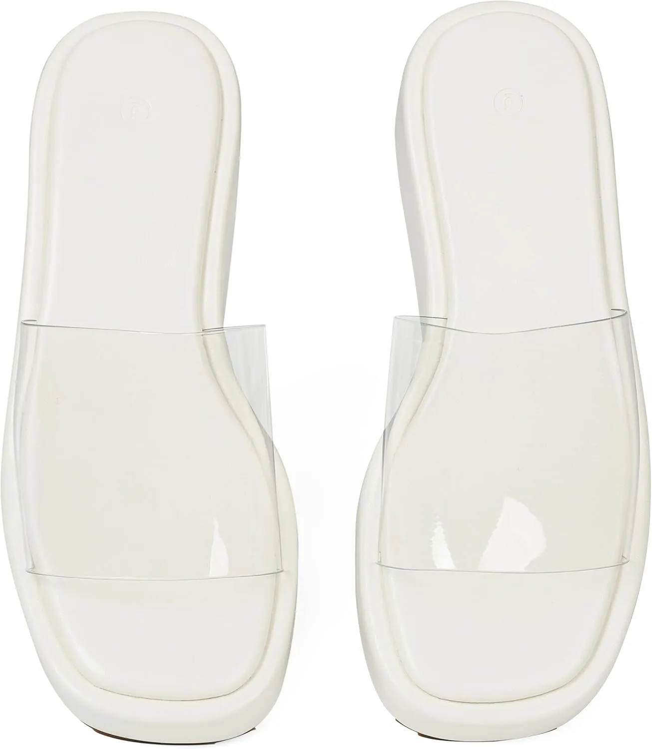 Chunky Platform Sandals Women Comfy Padded Wedge Sandals Square Open Toe Soft Mules Platform Slides for Women Summer Casual Flatform Shoes