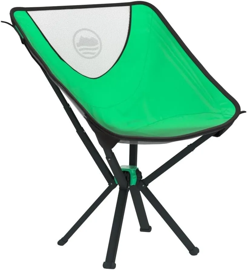 CLIQ Portable Chair - Lightweight Folding Chair for Camping - Supports 300 Lbs - Perfect for Outdoor Adventures - Moss