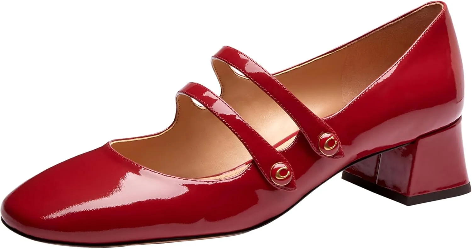 COACH Women's Angelina Mary Jane Flat