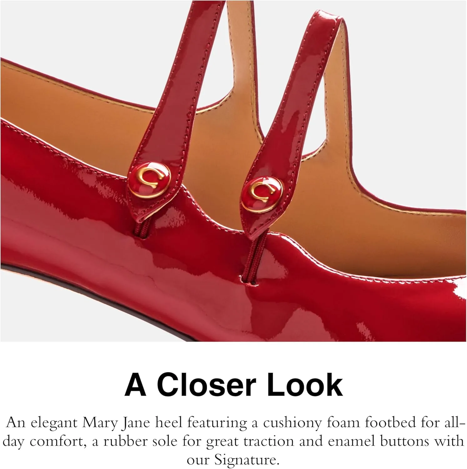 COACH Women's Angelina Mary Jane Flat