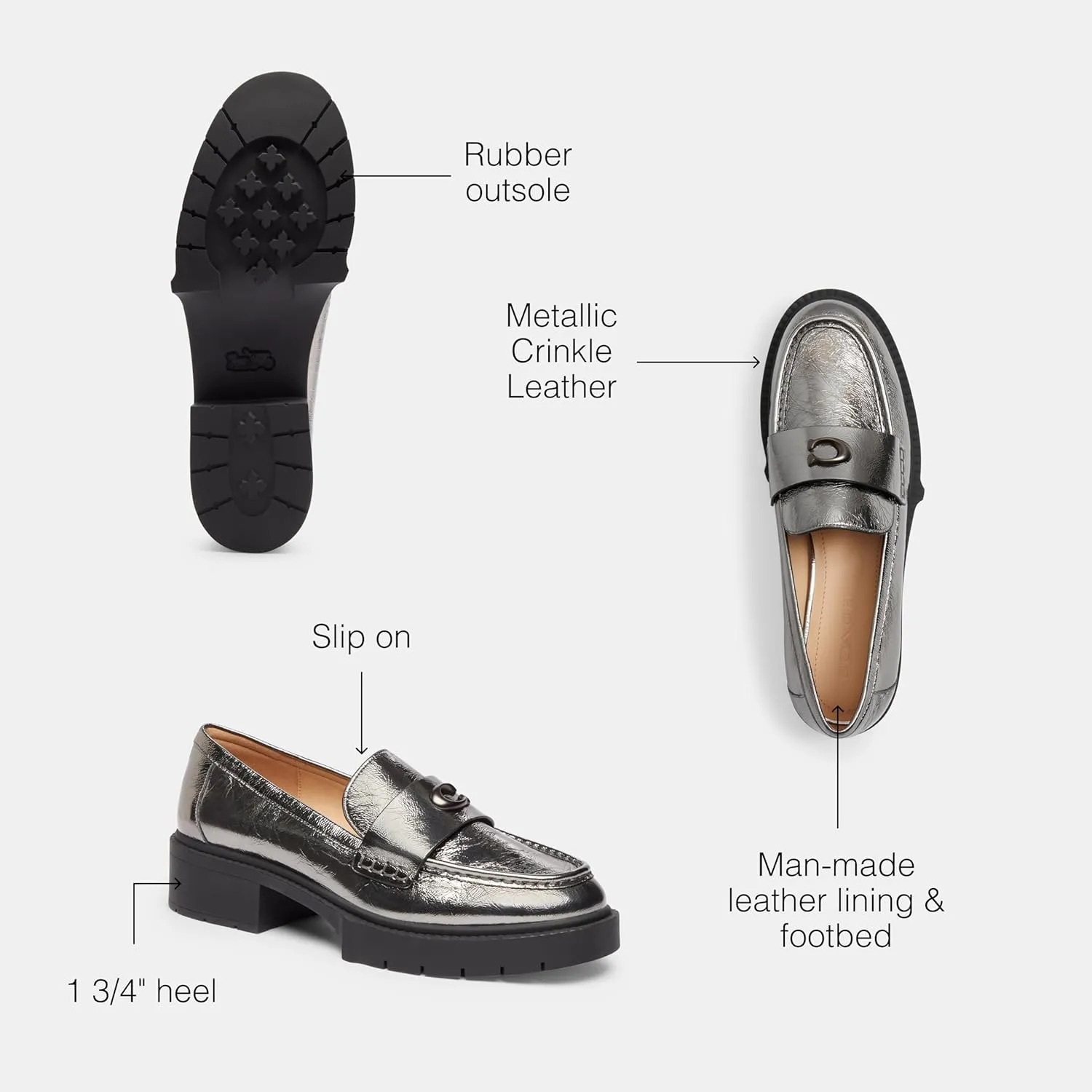 Coach Women's Leah Platform Loafer