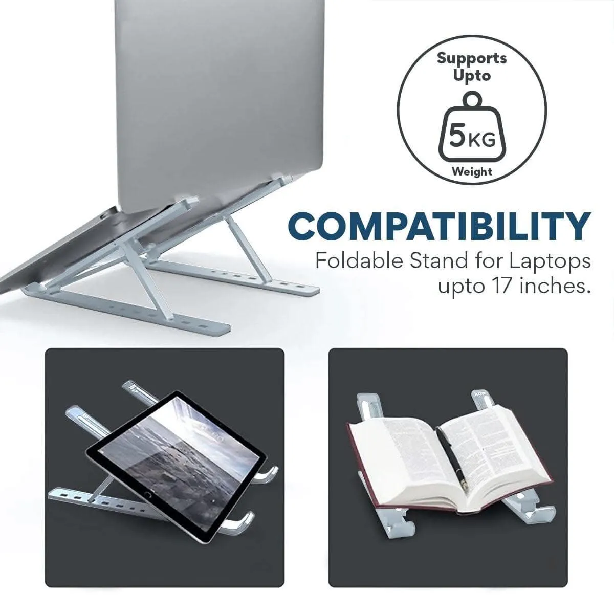 Coconut LS01 Laptop Stand Aluminium Body, 6 Adjustable Stands