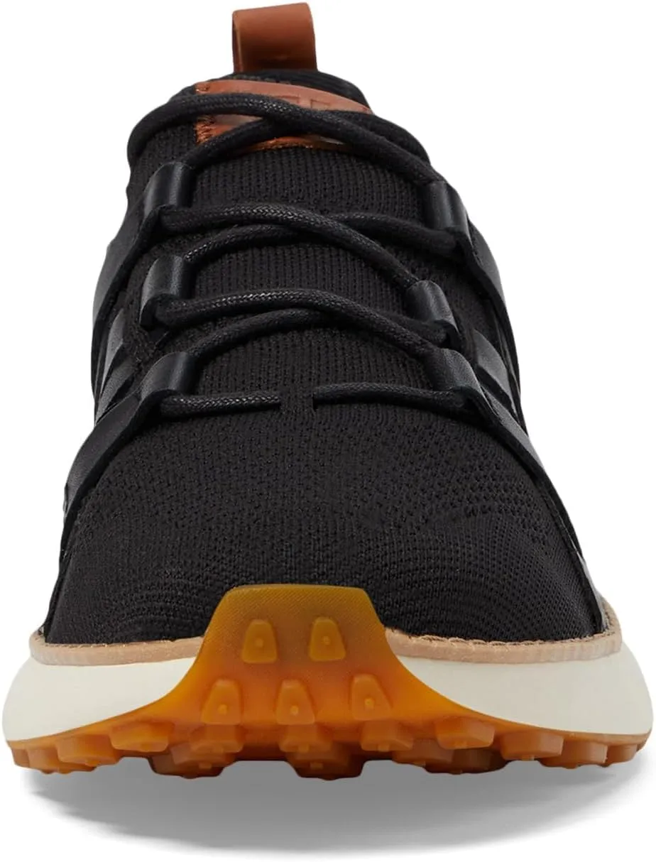 Cole Haan Men's Grand Motion Woven Stitch 2, Black/British Tan/Ivory, 12-M US