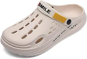 Comfortable Men's Slip-on Clogs with Soft Sole for Walking, Outdoor Activities, and Beach Sandals