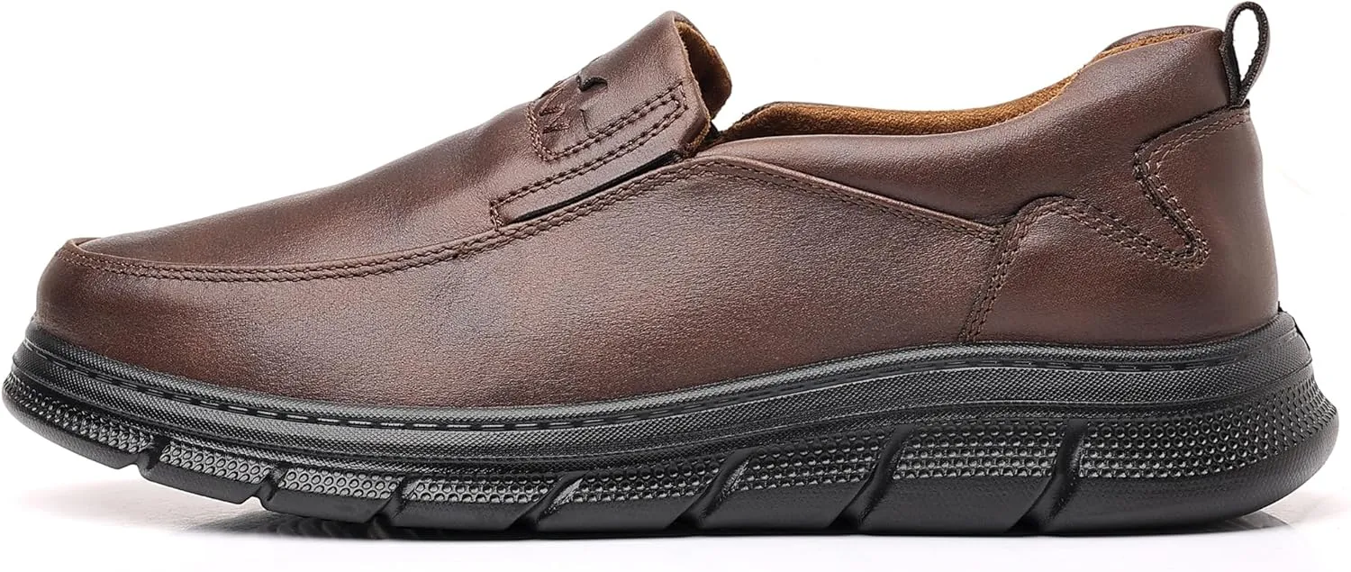 COSIDRAM Mens Casual Loafers Comfortable Soft Classic Moccasin Slip On Daily Walking Shoes