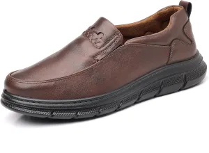 COSIDRAM Mens Casual Loafers Comfortable Soft Classic Moccasin Slip On Daily Walking Shoes