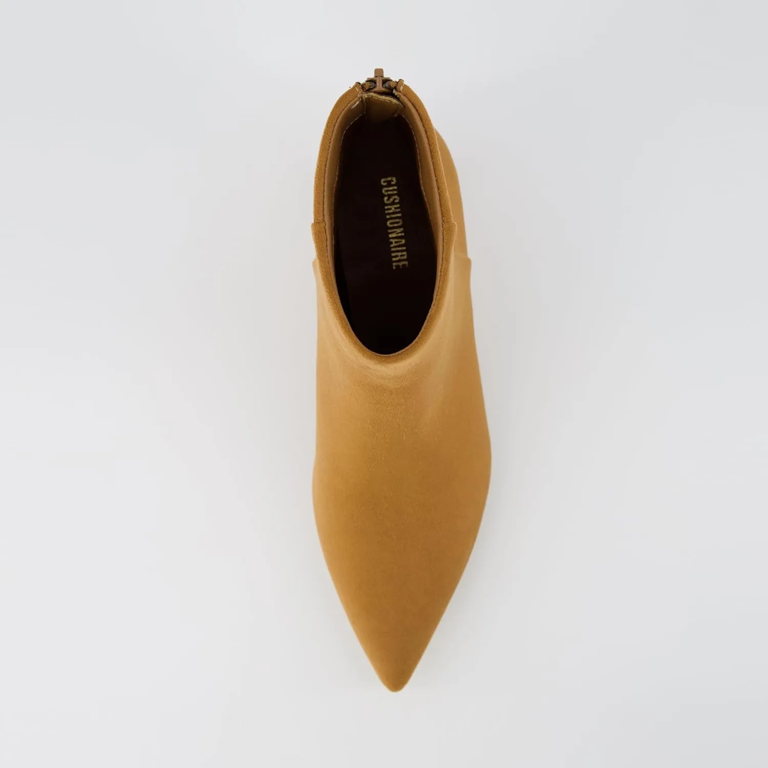 CUSHIONAIRE Women's Barbi Kitten Heel Bootie  Memory Foam, Wide Widths Available