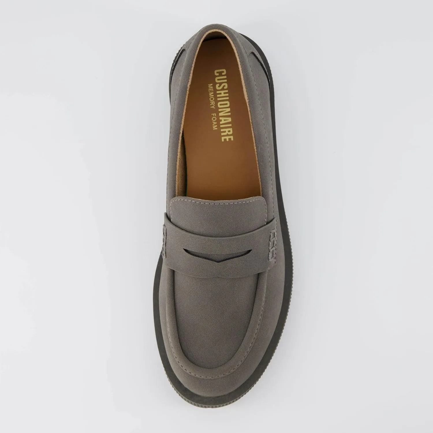 CUSHIONAIRE Women's Curtis Slip on Loafer  Memory Foam, Wide Widths Available