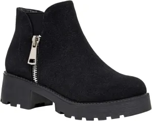 CUSHIONAIRE Women's Portia slip on boot  Memory Foam