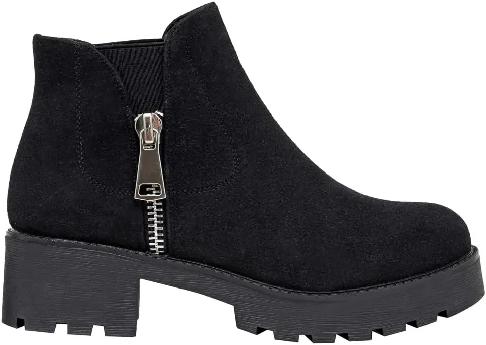 CUSHIONAIRE Women's Portia slip on boot  Memory Foam