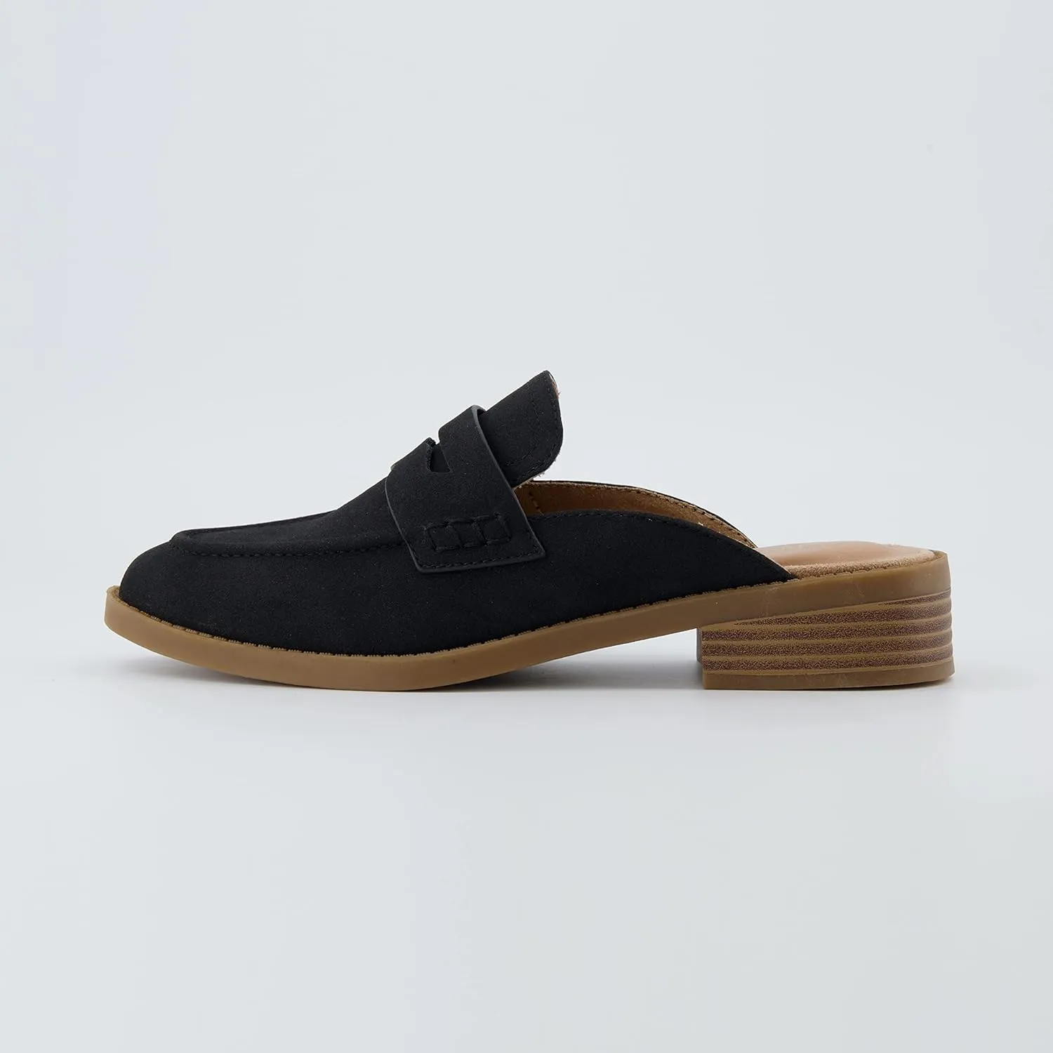 CUSHIONAIRE Women's Prescott Slip On Mule  Memory Foam, Wide Widths Available