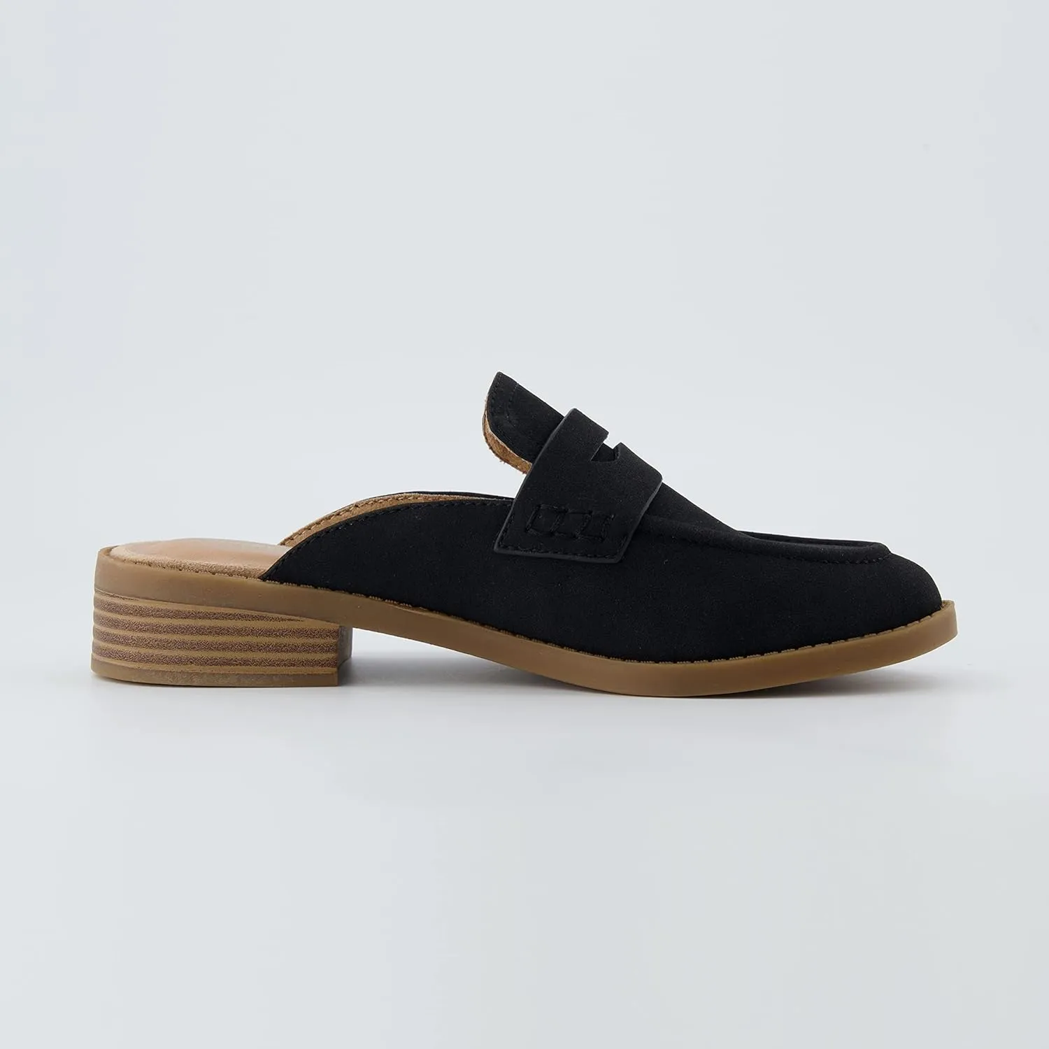 CUSHIONAIRE Women's Prescott Slip On Mule  Memory Foam, Wide Widths Available