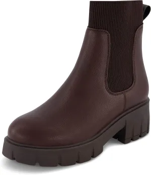 CUSHIONAIRE Women's Sparks slip on chelsea boot  Memory Foam, Wide Widths Available