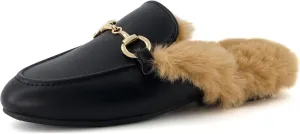CUSHIONAIRE Women's Yoga Slip On Mule  Memory Foam, Wide Widths Available