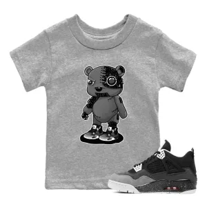 Custom-built Cyborg Air - SNRT Flexible Tees Kids Bear Fear 4 Sneaker Jordan