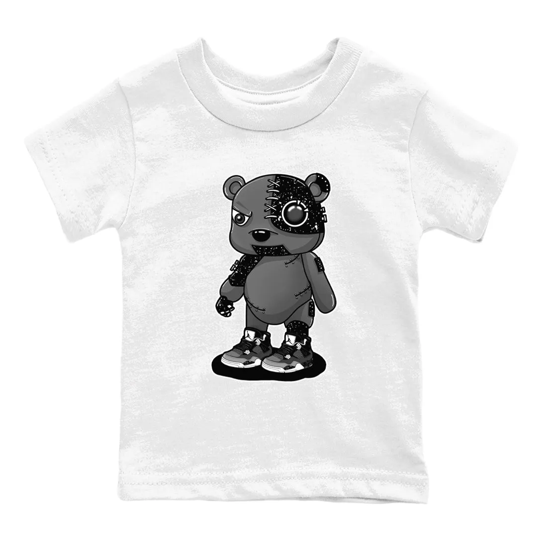 Custom-built Cyborg Air - SNRT Flexible Tees Kids Bear Fear 4 Sneaker Jordan