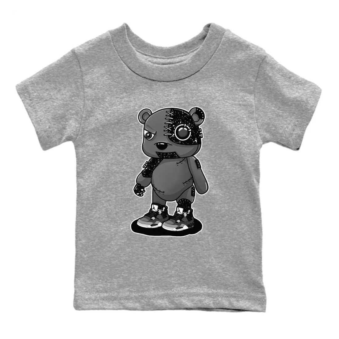 Custom-built Cyborg Air - SNRT Flexible Tees Kids Bear Fear 4 Sneaker Jordan