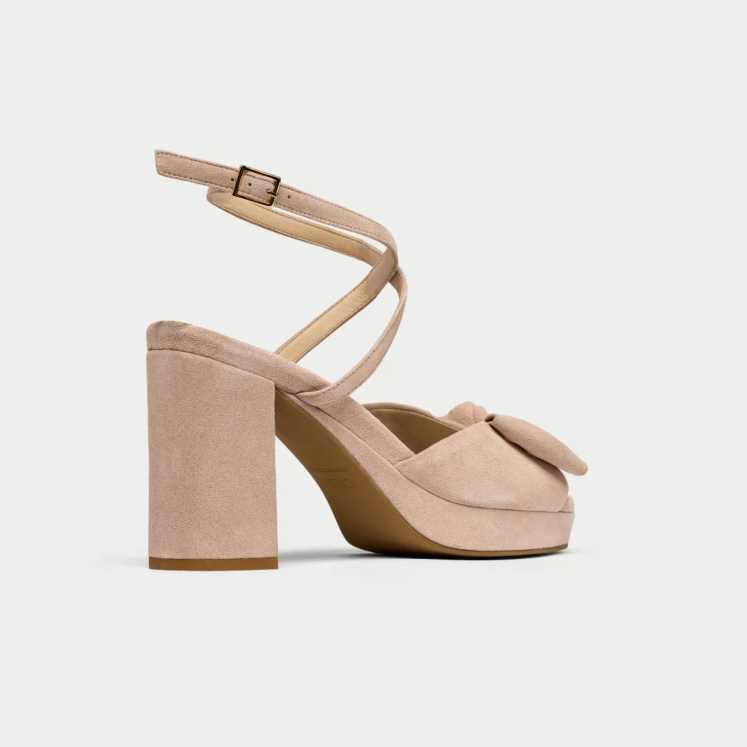 Daisy - Taupe suede