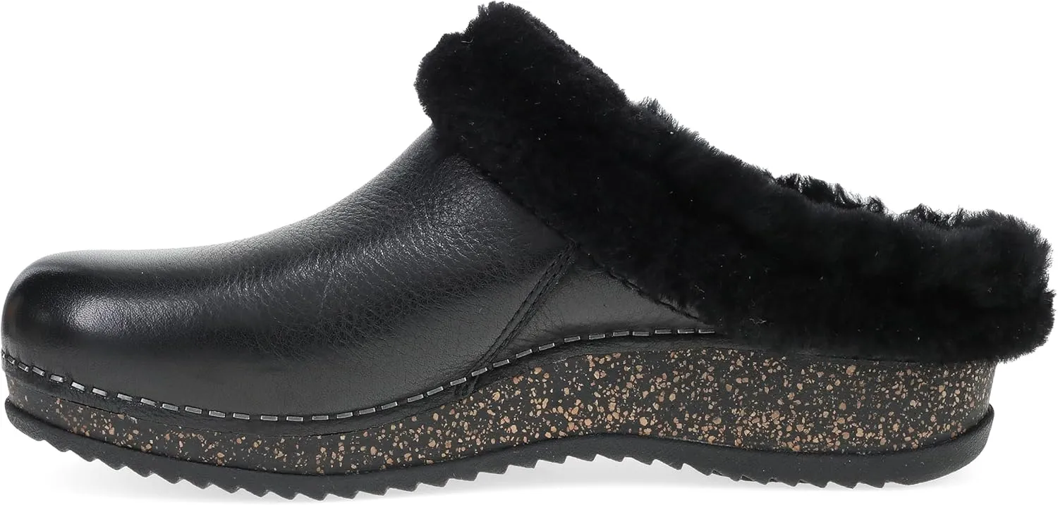Dansko Magda Seasonal Comfort Mule Clog for Women on Patented Stapled Construction- Cozy Sweater Lining