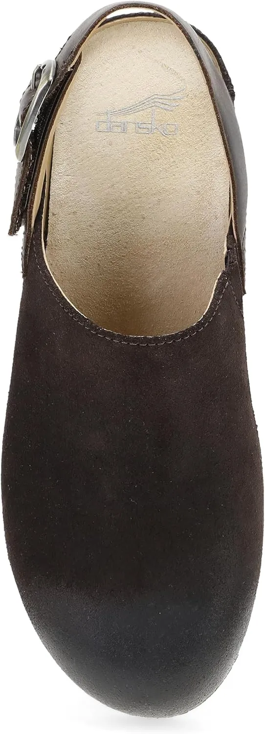 Dansko Women's Merrin Sling-Back Mule Clog-Dual Density Cork/EVA Midsole and Lightweight Rubber Outsole Provide Durable and Comfortable Ride on Patented Stapled Construction