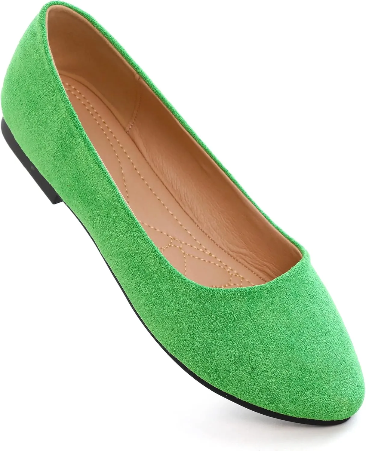 Dear Time Women's Business Casual Ballet Flats Round Toe Flats Soft Slip On Office Shoes for Work